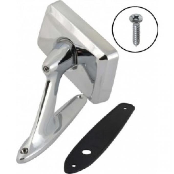 Mirror Rectangular Head Convex Glass