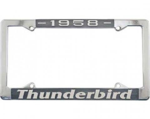 License Plate Frame, 1958 Thunderbird