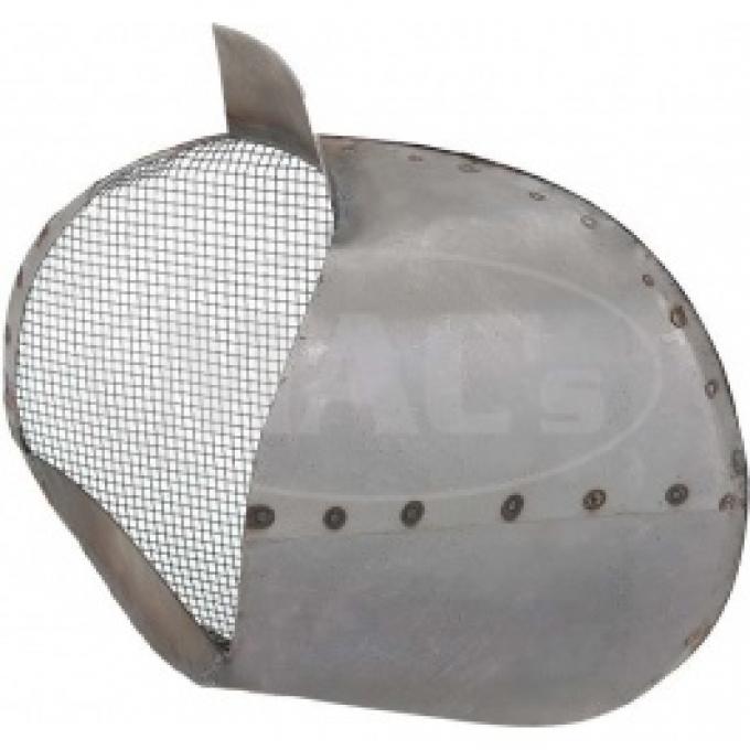 Ford Thunderbird Air Duct Scoop, Left, Steel, With Screen, 1955-57