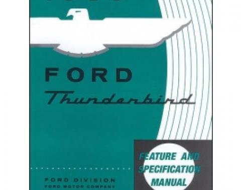 Thunderbird Facts & Features Manual, 16 Pages, 1959