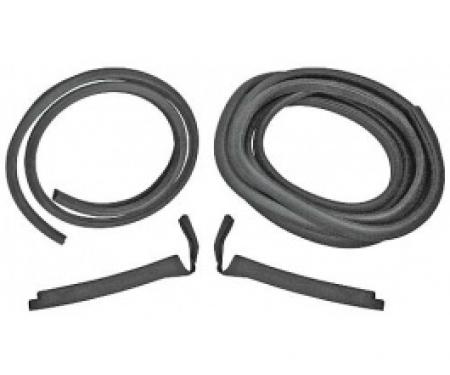 Ford Thunderbird Convertible Trunk Weatherstrip Kit, 4 Pieces, 1958-60