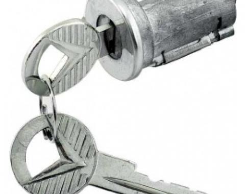 Ford Thunderbird Trunk Lock Cylinder, Includes 2 Keys, 1960