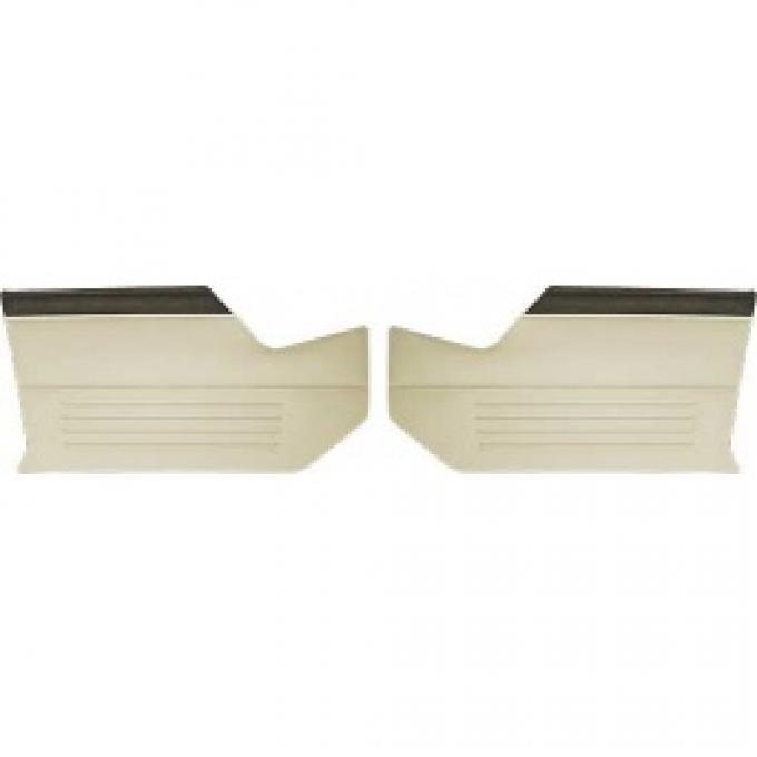 Ford Thunderbird Interior Kick Panels, 2 Tone Beige, Convertible, 1960