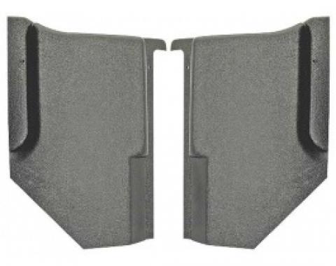 Ford Thunderbird Interior Kick Panels, Black Plastic, 1961-62