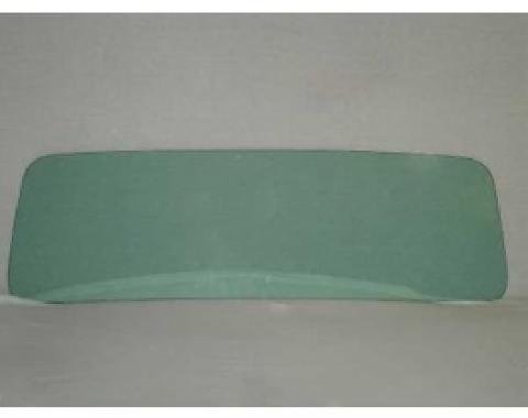 Rear glass, tempered - 55-57 Ford Thunderbird, Hardtop - Green tint