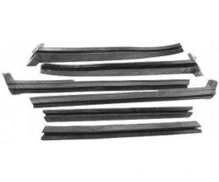 Ford Thunderbird Roof Side Rail Seal Kit, 6 Pieces, Convertible, 1958-60