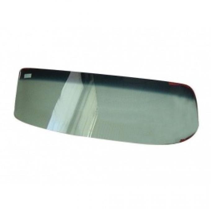 Windshield glass - 58-60 Ford Thunderbird, Soft Top - Green tint, with a blue shade across the top