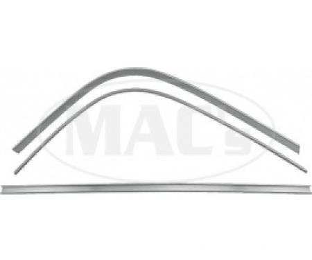 Ford Thunderbird Soft Top Rear Tack Strip Channel, 1955-57