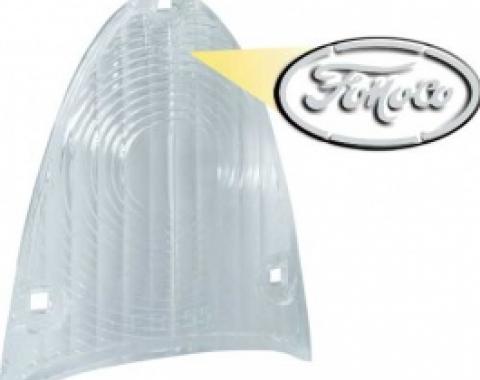 Ford Thunderbird Back-Up Light Lens, With FoMoCo Logo, 1955