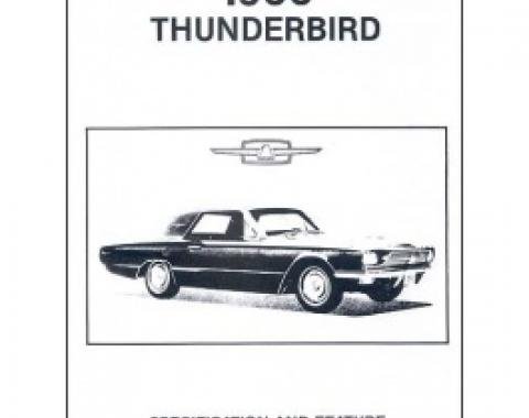 Thunderbird Facts & Features Manual, 18 Pages, 1966
