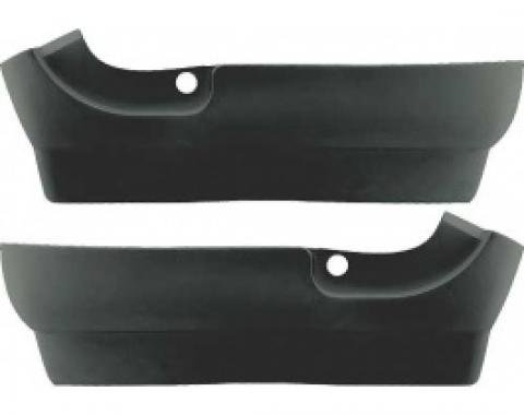 Ford Thunderbird Seat Side Skirts, Black, 1961-63