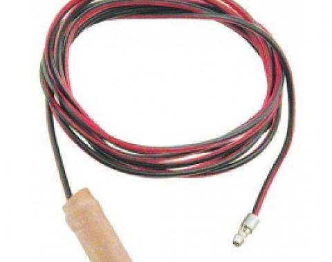 Ford Thunderbird Back-Up Light Wire, 1 PVC Wire, Black & Red, 66 Long, 1955