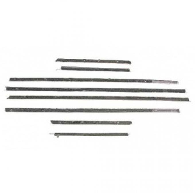 Ford Thunderbird Belt Weatherstrip Kit, 8 Pieces, Coupe, 1958-60