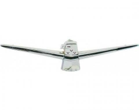 Ford Thunderbird Trunk Lock Ornament Assembly, Chrome, Includes Base & Cover, Convertible, 1960