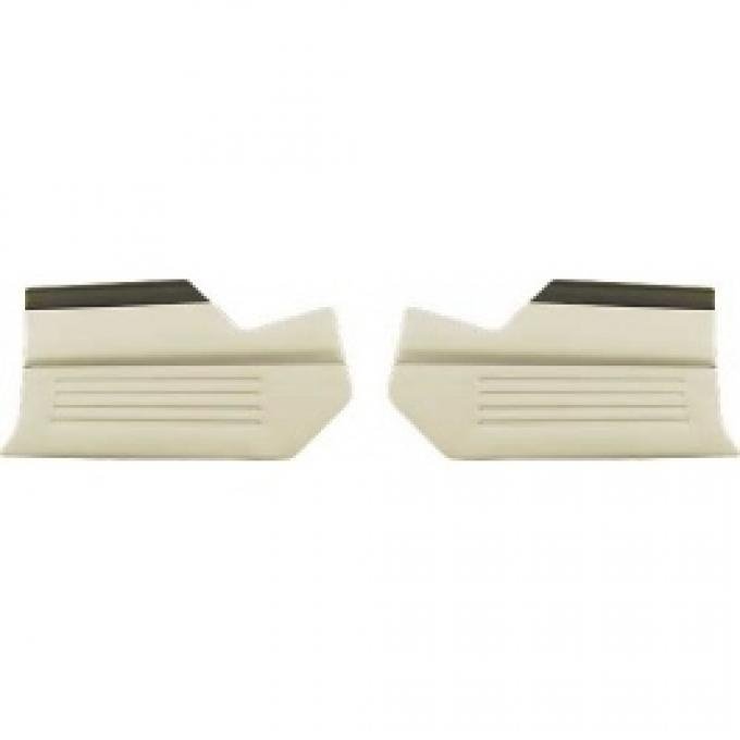 Ford Thunderbird Interior Kick Panels, 2 Tone Beige, Coupe, 1960