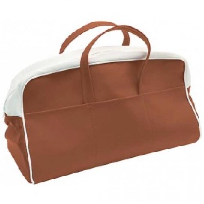 Ford Thunderbird Tote Bag, Buckskin & White, 1956