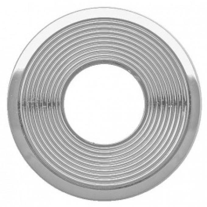 Ford Thunderbird Escutcheon Plate, For Quarter Window Cranks, Chromed Plastic, 1963