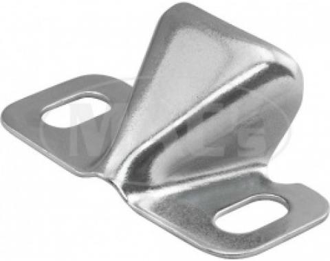 Ford Thunderbird Glove Box Door Striker, Plated, 1955-57