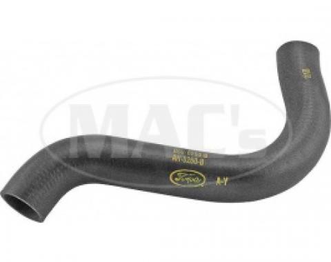 Ford Thunderbird Upper Radiator Hose, With FoMoCo Script, 1955-57