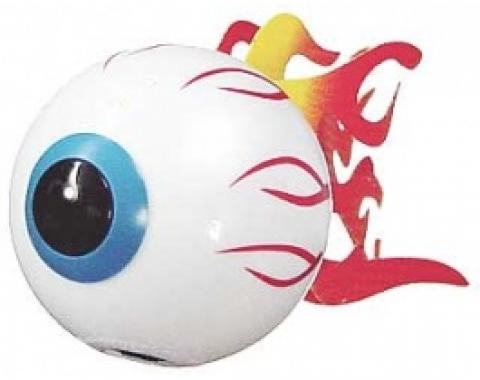 Antenna Topper, Flaming Eyeball