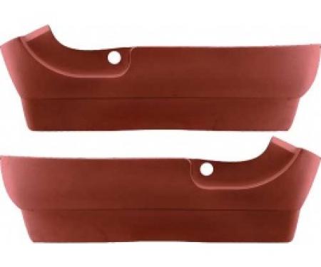 Ford Thunderbird Seat Side Skirts, Red, 1961-63