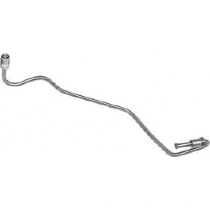 Ford Thunderbird Disc Brake Caliper Transfer Tube, Stainless Steel, Left, 1965-66