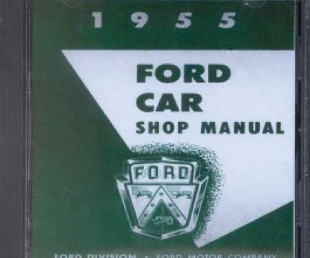 Shop Manual CD, Thunderbird & Ford Passenger Cars, Requires Windows To Use