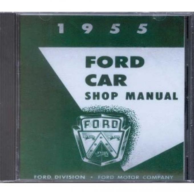 Shop Manual CD, Thunderbird & Ford Passenger Cars, Requires Windows To Use