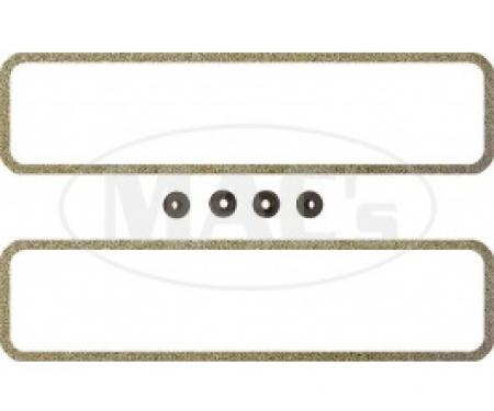 Ford Thunderbird Valve Cover Gasket Set, Cork, Includes Grommets, 292 & 312 V8, 1955-57
