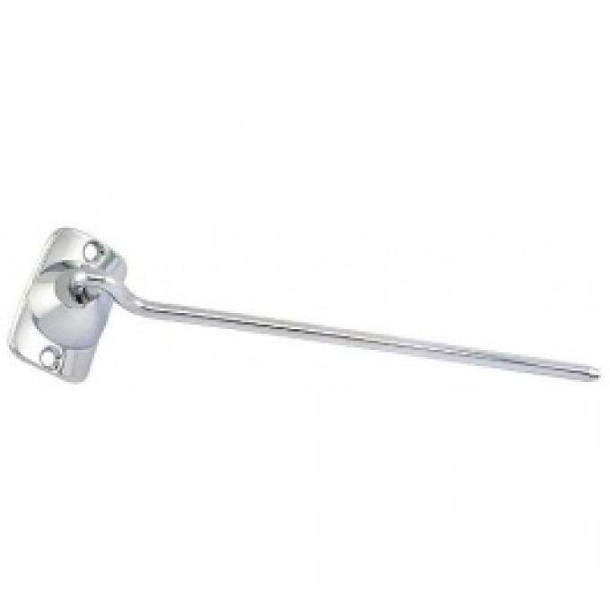 Ford Thunderbird Sun Visor Bracket & Rod, Left, Chrome, 1956