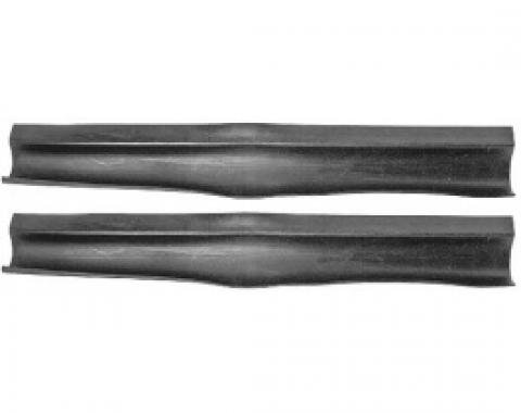 Ford Thunderbird Radiator Support To Hood Seals, Rubber, Sold As A Pair, 1958-60