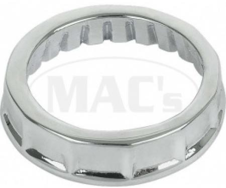 Ford Thunderbird Dash Bezel, Inner, Turn Signal Indicator, Polished Stainless Steel, 1955-56