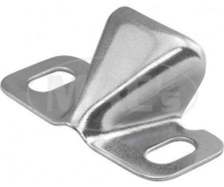 Ford Thunderbird Glove Box Door Striker, Plated, 1955-57