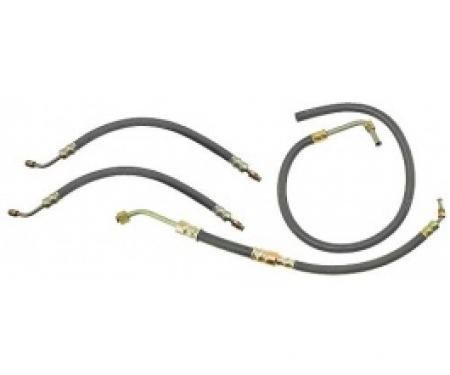 Ford Thunderbird Power Steering Hose Kit, With Female Fitting On The Pressure Line, 1957