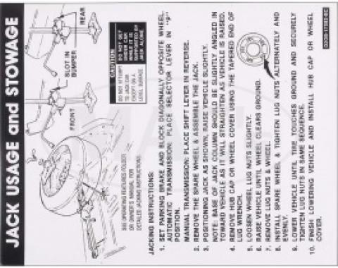 1972 Jack Instructions