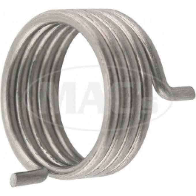 Ford Thunderbird Rear Clamp Lever Return Spring, Left, For Dog Leg Type Lever, Hard Or Soft Top, 1955-57