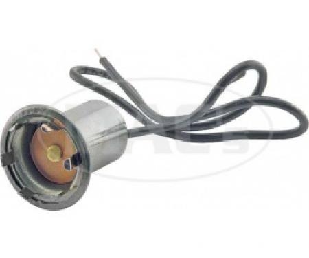 Ford Thunderbird Map Light Socket & Wire Lead, 1955-57