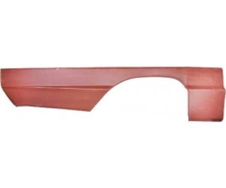 Ford Thunderbird Quarter Patch Panel, Half-Height, Lower Right, 80 Long X 22 High, 1964-66