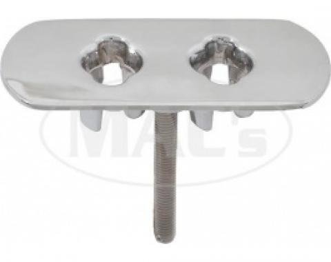 Ford Thunderbird Rear Deck Plate, Left, Hard & Soft Top, 1955