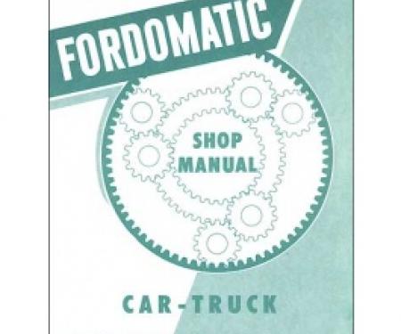 Ford-O-Matic Transmission Manual, 62 Pages, 1955