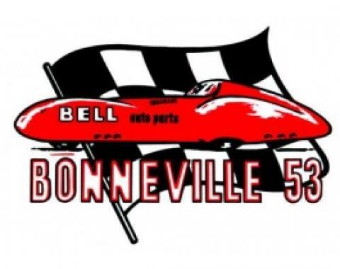 Window Decal, Bonneville Bell Auto Parts, 1953