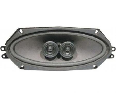Ford Thunderbird Dual Voice Coil Speaker Assembly, Mounts In Dash, 1964-66