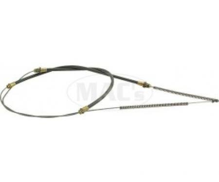 Ford Thunderbird Rear Emergency Brake Cable, Rear, 110 Long, 1955-56