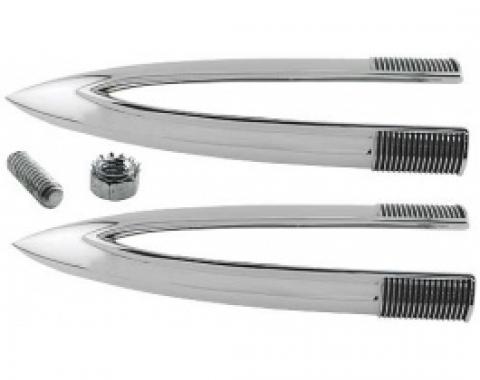 Ford Thunderbird Door Mouldings, Spears, For Right & Left Doors, 1959