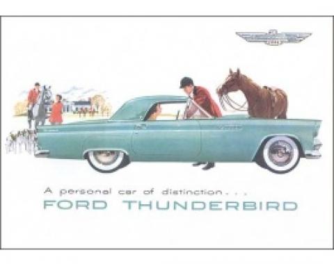 Ford Thunderbird Dealer Sales Brochure, 12 Pages, 1955