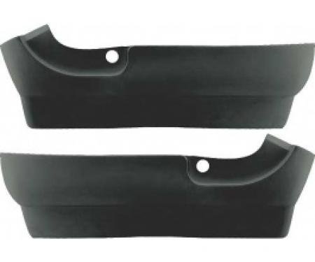 Ford Thunderbird Seat Side Skirts, Black, 1961-63