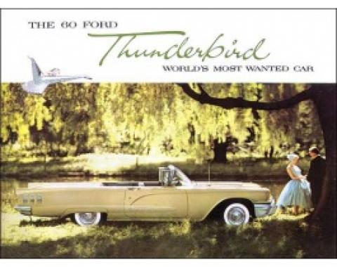 Dealer Sales Foldout Brochure, 1960 Thunderbird