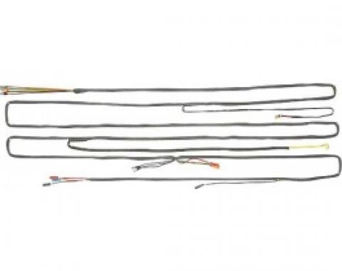 Ford Thunderbird Body Wiring Harness, PVC Wire, 16 Terminals, Manual Transmission, 1957