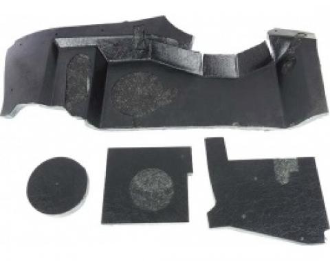 Ford Thunderbird Firewall Cover, ABS Plastic, Backed With Fiber Insulation, 1961-63