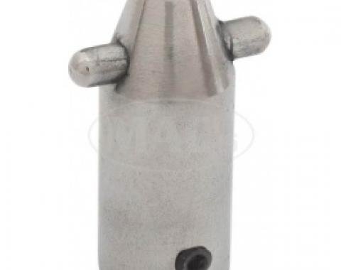 Ford Thunderbird Top Rear Fastener, Bullet Shape With 2 Pins, Hard & Soft Top, 1955